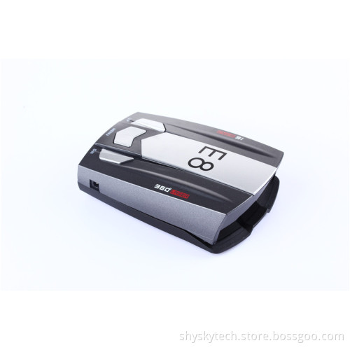 E8 Car Detector 360° Russian /English Voice Anti Radar Detector With LED Display